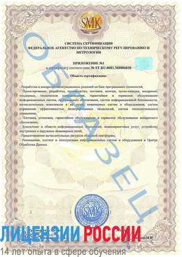 Образец сертификата соответствия (приложение) Кингисепп Сертификат ISO 27001